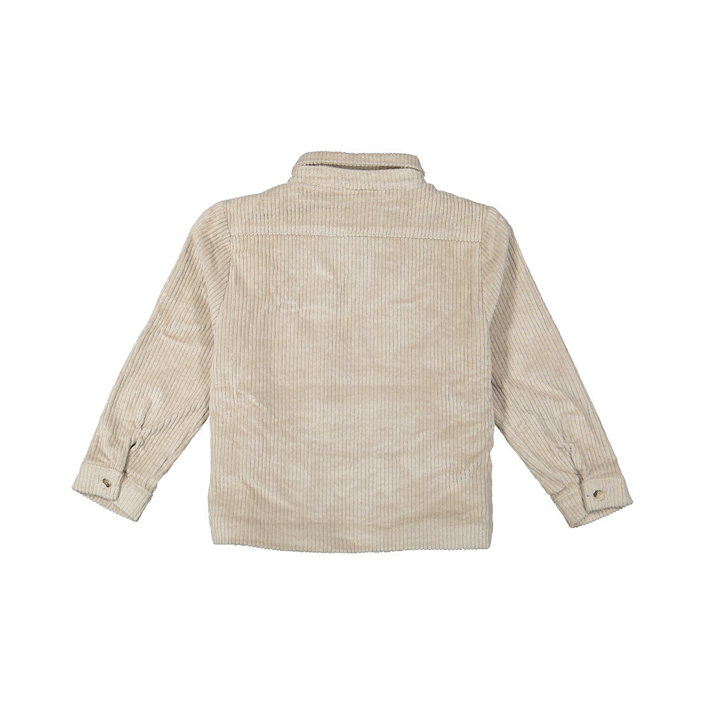 Laval Teddy Shirt - Corduroy Taupe