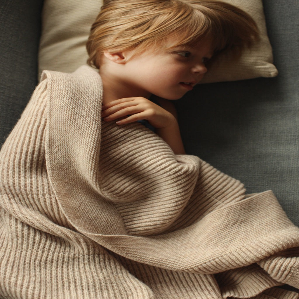 Gaston Blanket - Soft Beige