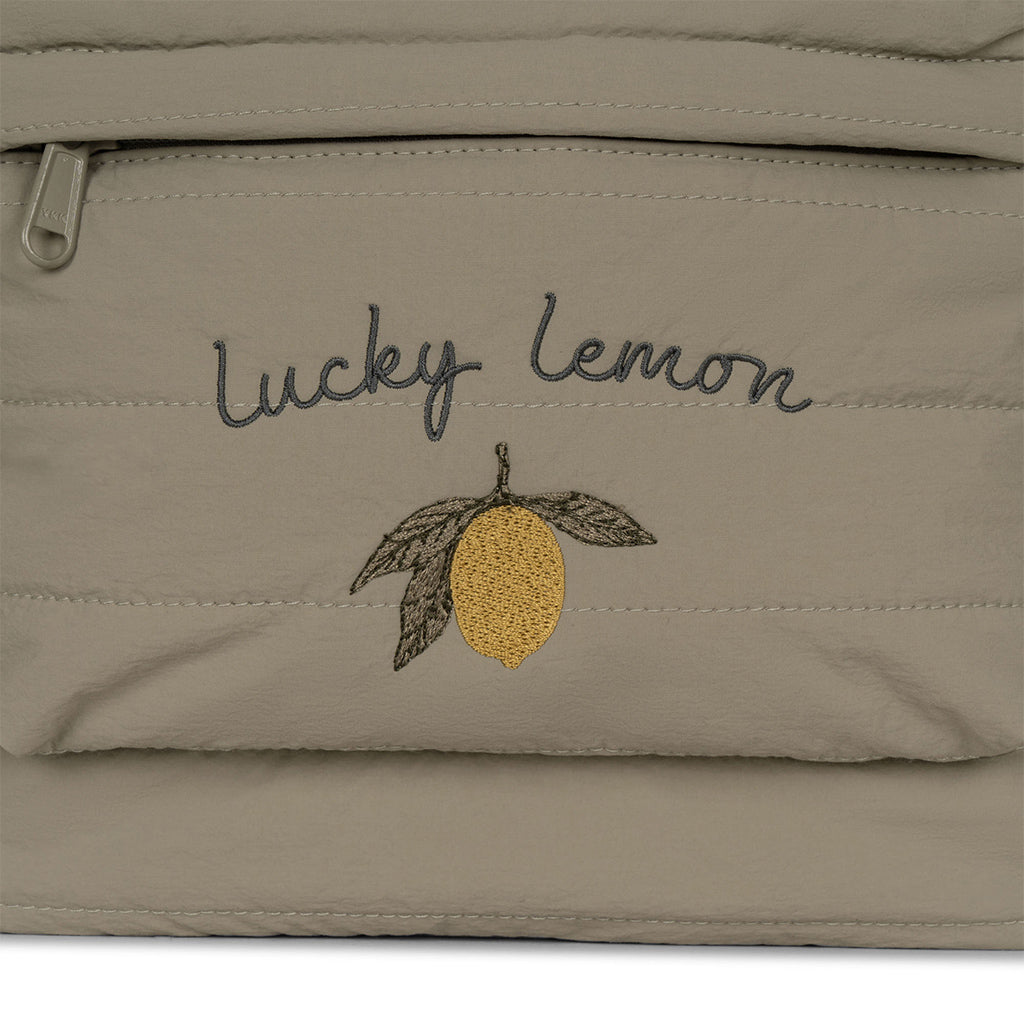 Juno Quilted Backpack Midi - Laurel Oak Lemon