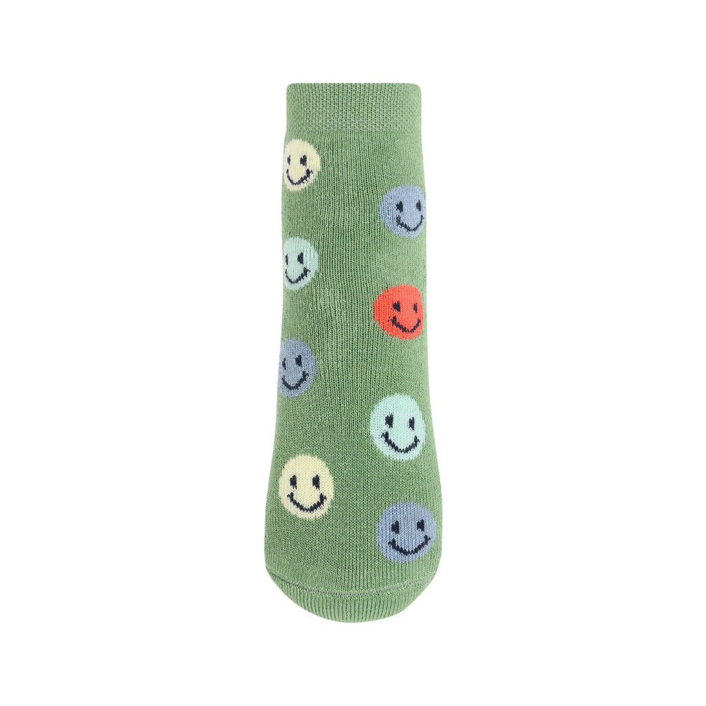 Smile Socks Anti Slip - Watercress