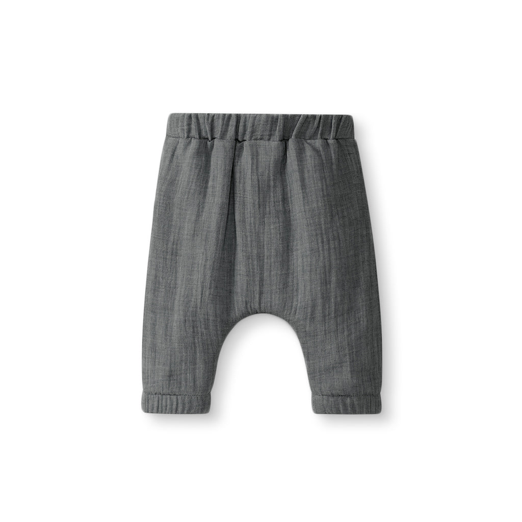 Muslin Winter Pants - Dark Grey - Laatste 6M