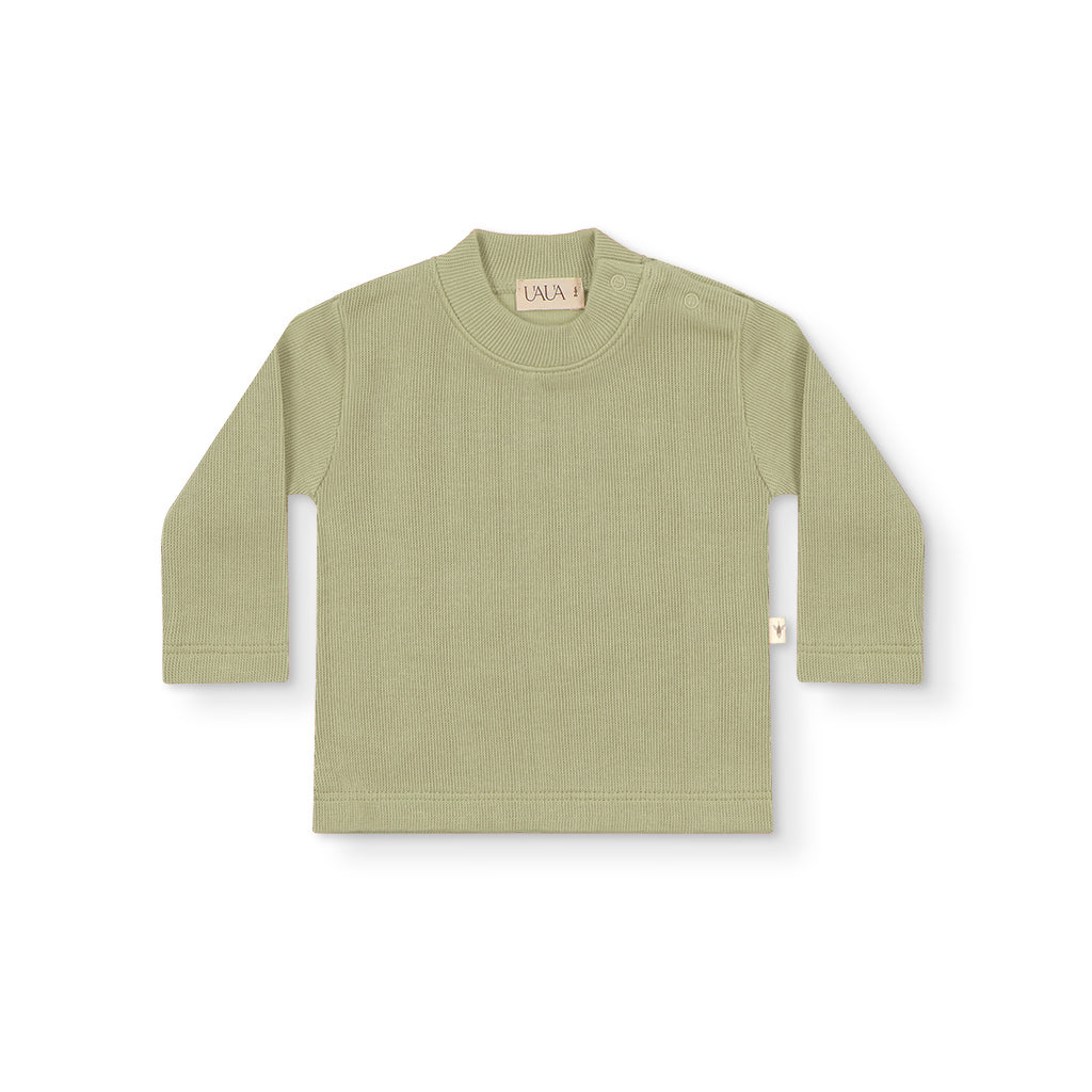 Highneck Sweater - Oliva - Laatste 3-6M
